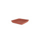 ARTEVASI Soucoupe Carrée Venezia - 2,7 L - 36 x 36 x 5,7 cm - Terre cuite