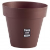 PLASTIKEN Pot de fleurs Tes - 26 cm - Bronze