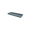 PLASTIKEN plateau rectangulaire - 47 X 19 cm - Anthracite