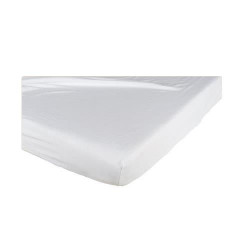 Candide Drap Housse Coton Blanc 60 x 120cm