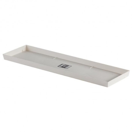 PLASTIKEN Plateau pour jardiniere Tes - 56 cm - Blanc