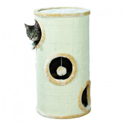TRIXIE Samuel Cat Tower Hauteur 70 cm beige avec sisal a griffer pour chat