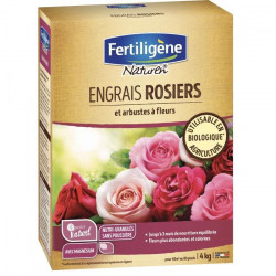 NATUREN Engrais Rosiers et Arbustes a Fleurs - 4 kg