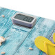 LITTLE BALANCE 8444 Kinetic Premium, Pese-personne sans pile, Rechargeable par son bouton Little Balance, 180 kg / 100 g, Coq…