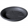 DEROMA Soucoupe pour pot de fleurs Day R anthracite - Coloris gris anthracite - 14cm