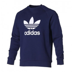 ADIDAS - Sweat - Bleu marine S