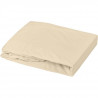 Domiva Drap housse + Alese - 70 x 140 cm - 100% coton - Blanc/Cailloux