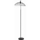 INTERNATIONAL DESIGN Lampadaire étoile - Métal et abat jour armaturée - 63 x 56 x 172 cm - Noir