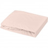 Domiva Drap housse + Alese - 70 x 140 cm - 100% coton - Blanc/Nude