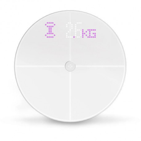 MY KRONOZ MYSCALE-WH - Balance connectée - 8 utilisateurs - 7 indicateurs - Wifi, bluetooth - Ecran LED - Blanche