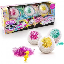 SO DIY So Bomb Crystal Lot de 3 bombes de bain géodes a faire soi-meme - BBD 022 - 6 ans et +