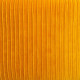 Pouf Design en Velours Solaro en MDF et métal - Jaune - D. 35 x H. 41 cm