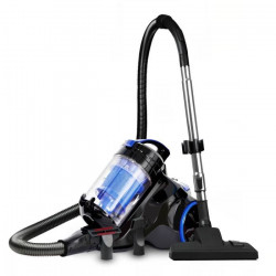 CONTINENTAL EDISON VC800SN Aspirateur traîneau sans sac Silentium - 800W - 76 dB - A - Noir/Bleu