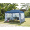 CAM Tonnelle de jardin - Structure en métal - 3 x 3 x 2,5 m