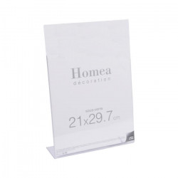 HOMEA Porte-photo a poser 21x29,7 cm transparent