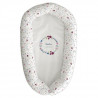 TANUKI - Coussin couffin DULCES SUEÑOS 48x90 cm - Airballon - Réversible et déhoussable - 100% Coton - Bordeaux