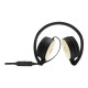 HP Casque filaire H2800 - Noir et or - jack 3,5mm