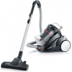 SEVERIN MY7114 Aspirateur sans sac multicyclonique, Bac a poussieres : 1,8L, brosse soft sound + brosse parquet XL, filtre He…