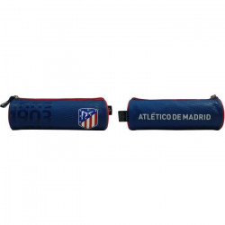 ATLETICO MADRID Trousse ronde - Un compartiment - 21,5x7x5 cm - Noir