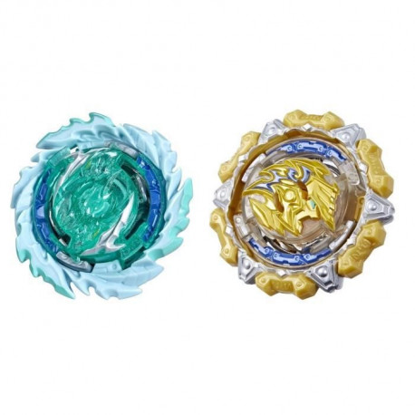 BEYBLADE - Burst QuadDrive - Dual Pack Gilded Balderov B7 Magma Roktavor R7