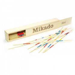 JEUJURA Grand Mikado En Bois - 50 Cm - Coffret En Bois