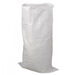 NATURE Sac a déchets matériaux bati - Blanc - 60 l - H100xØ60 cm