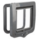 Chatiere - 2 positions - 20 × 22 cm - Gris