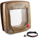 PetSafe Chatiere magnétique 4 voies Deluxe 420 Marron 5006