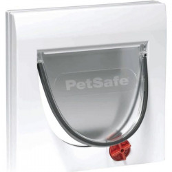 PetSafe Chatiere manuelle a 4 voies avec tunnel Classic 917 Blanc