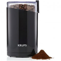 KRUPS F2034210 Fast Touch Moulin a café électrique, Broyeur a grains 200 W, Interrupteur de sécurité intégré, Conception unique