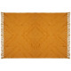 Jeté de lit Tuft Inca - 130 x 180 cm - Jaune ocre