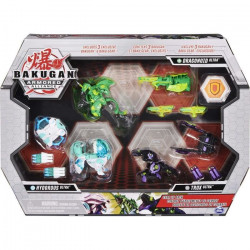 BAKUGAN ARMORED ALLIANCE - Coffret de 3 Bakugan Ultra + Accessoires Baku-Gear - 6059292