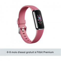 FITBIT Luxe - Bracelet d'activité - Acier inoxydable platine - Ordhidée