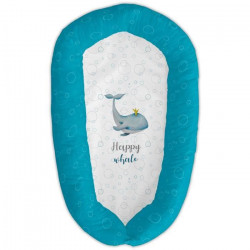 TANUKI Happy Whale Coussin cale bébé -