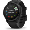 GARMIN Fenix 6S Pro - Montre GPS multisports haut de gamme - Noir avec bracelet noir