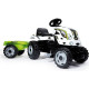 SMOBY Tracteur a pédales Farmer XL Vache + Remorque