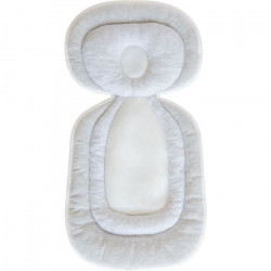 Domiva Cale bébé BODY PAD 3D - 32,5 x 65 cm - Coton/Polyester - Gris