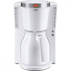 MELITTA 1011-11 Cafetiere Look IV Therm Selection 1011-11 Blanc/Acier Brossé