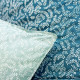 TODAY Parure de couette 220x240 cm - 100% Coton - Vert Boheme - KERALA TODAY