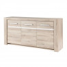 GAMI Buffet 3 portes - Décor cheneL 180 x  x P 45 xH 91 cm - OLERON