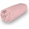SOLEIL d'OCRE Drap housse Camille - Coton percale - 160 x 200 cm - Rose
