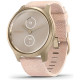 Garmin vivomove Style - Montre connectée avec aiguilles mécaniques et écran tactile couleur - Light Gold Dust Rose