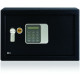 Yale YSG/250/DB1 Coffre-Fort Electronique en Acier pour Hôtel, Code + Clés, Format 25 × 35 × 25 cm (16L)