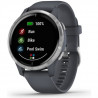 GARMIN Venu - Montre connectée GPS avec écran Amoled - Silver / Bleu Granite