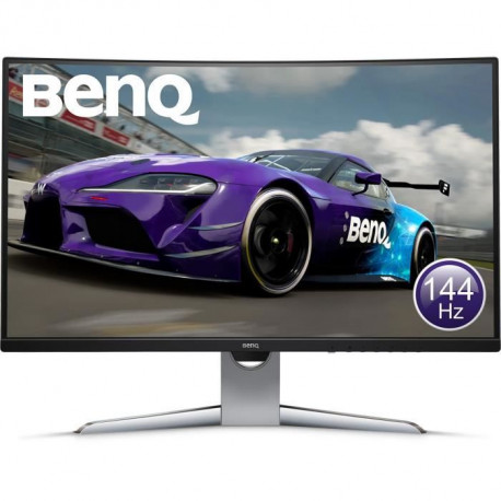 Écran PC Gamer Incurvé - BENQ EX3203R - 31,5 - QHD - Dalle VA - 4 ms - 144 Hz - 2 x HDMI - Display Port - USB - C - AMD FreeS…