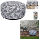 HOME DECO FACTORY Pouf gonflable natural wild - Blanc et noir - M6