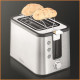 KRUPS KH442D10 Control Line Grille-pain inox, Toaster 2 fentes larges, Remontée extra haute, Fonctions réchauffage et décongé…