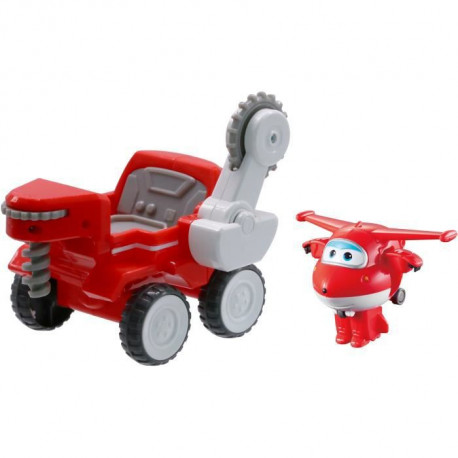 Véhicule a fonction Super Wings Jett's Moon Rover + 1 Transform-a-Bot - EU730842