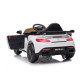 E-ROAD - Mercedes GT-R AMG 12V Roues gomme + Télécommande - Blanche