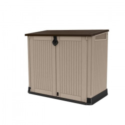 KETER - Coffre de jardin - Multifonctions - avec vérins - 880L-  Beige